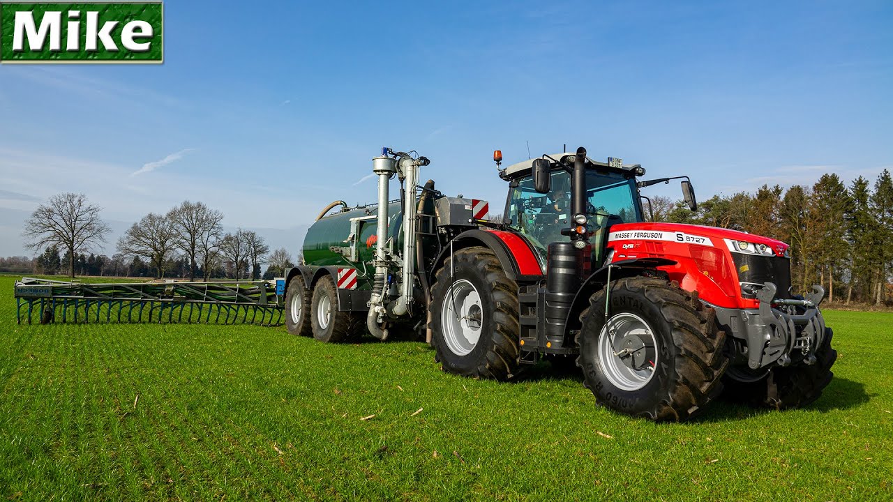 2020 | Massey Ferguson S8727 with Wienhoff - Bomech | Gülle fahren/Gülleeinarbeitung | Oing.