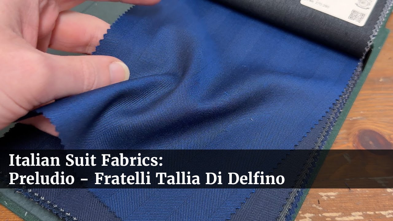 Italian Suit Fabrics: Preludio - Fratelli Tallia di Delfino