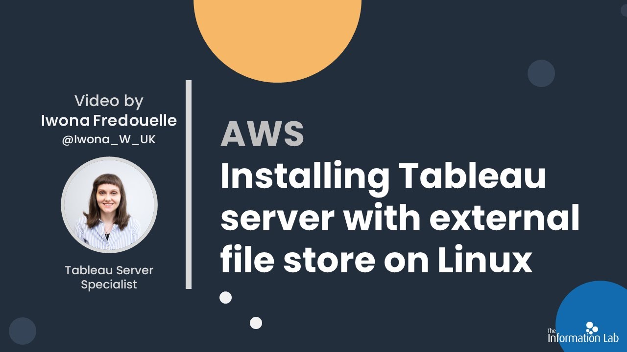 Installing Tableau server with external file store on Linux
