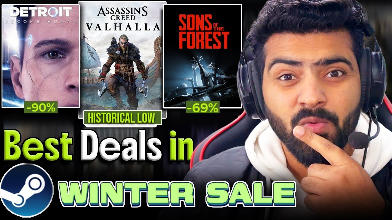 Best Deals on AAA Games in Steam Winter Sale 2025 | Top 30 Games Under 100₹,500₹ & 1000₹🔥