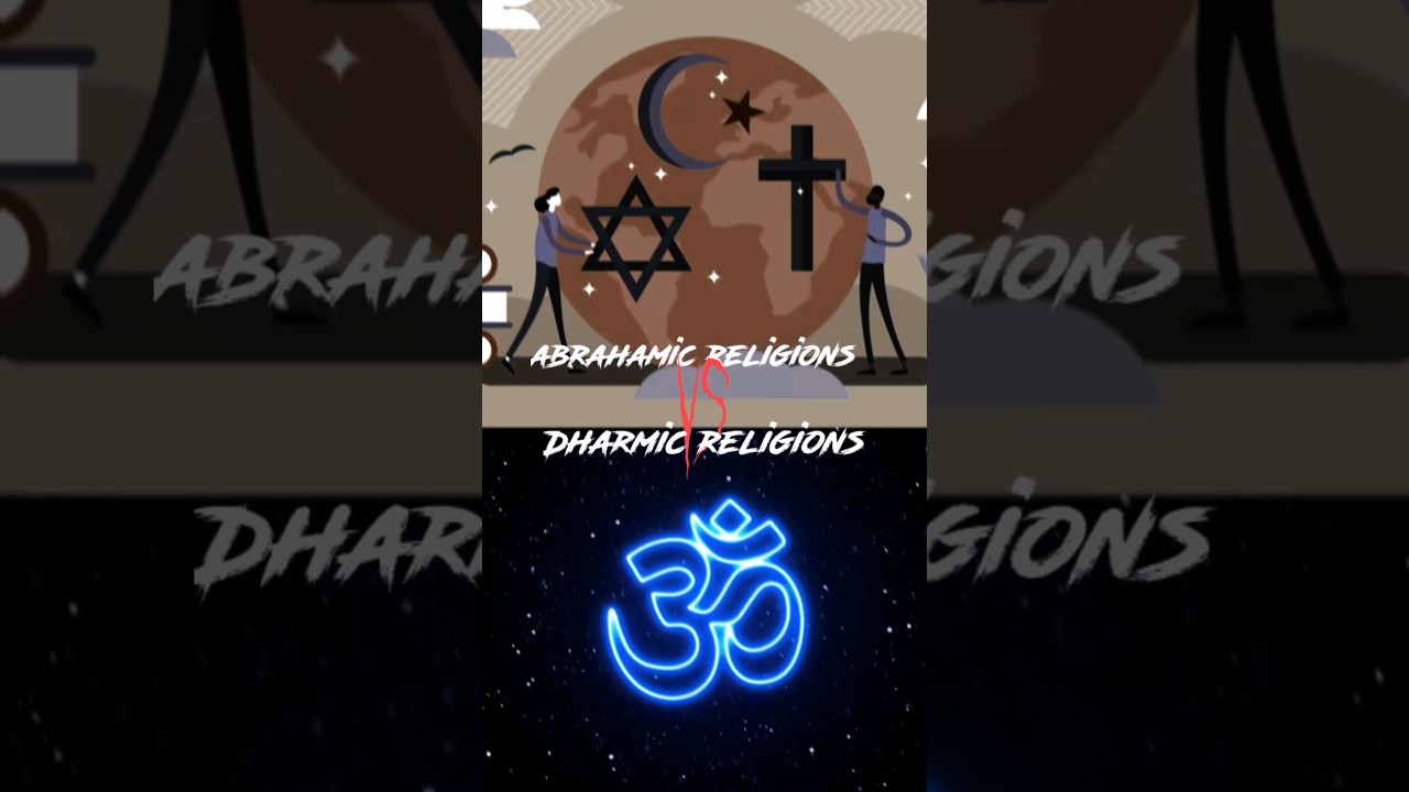 Abrahamic Religions Vs Dharmic Religions #viral #shorts