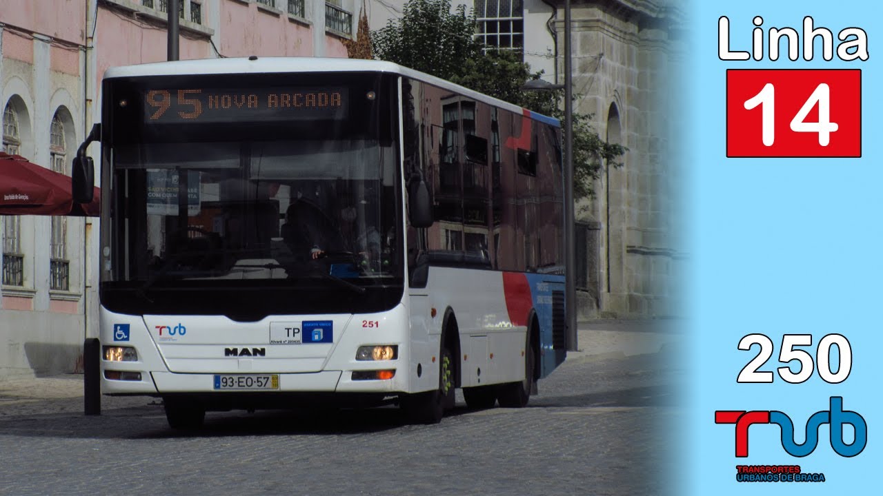 Transportes Urbanos de Braga 250 - Linha 14 (video recording - collab)