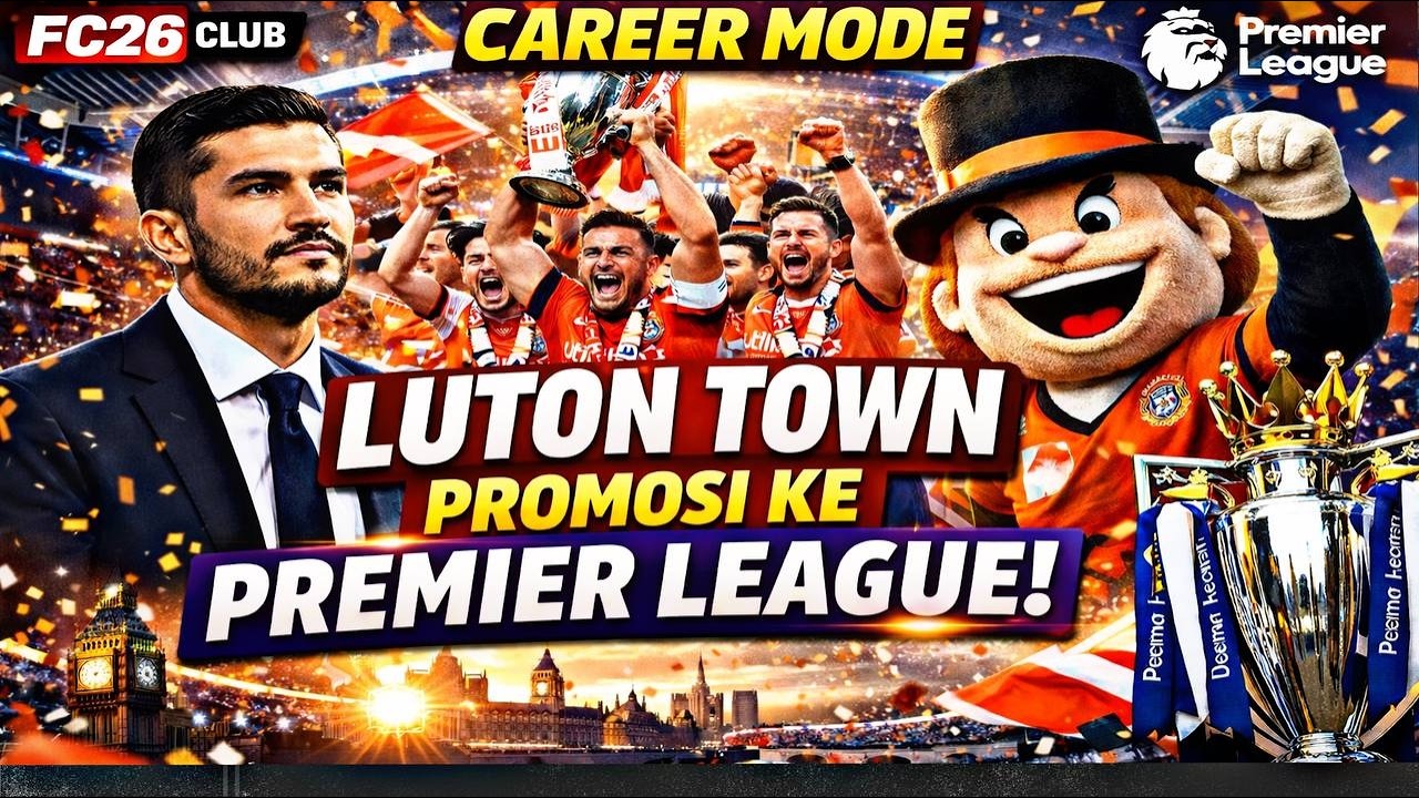 Premier league day 3 !! MANAGER CARRER MODE LUTON TOWN FC26 !!