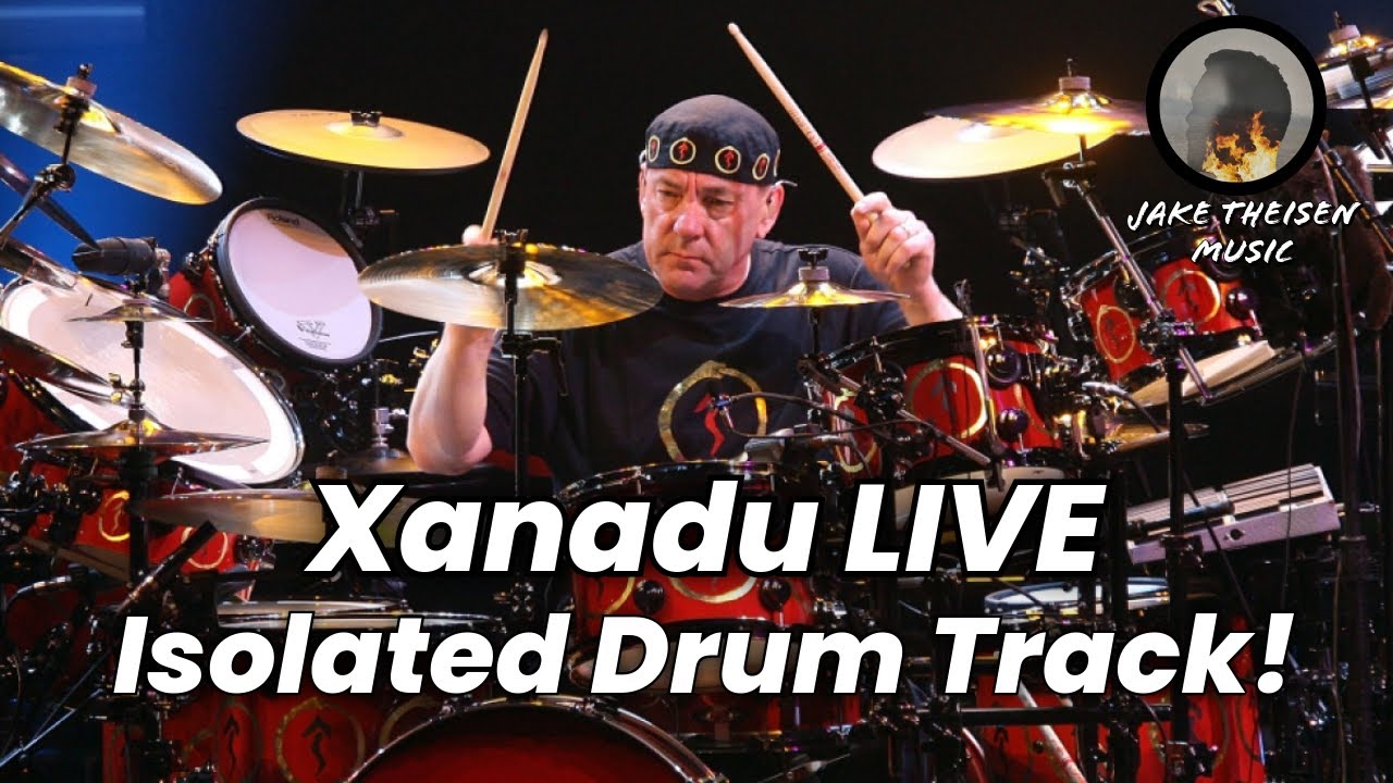 Neil Peart - Xanadu LIVE ISOLATED Drum Track!