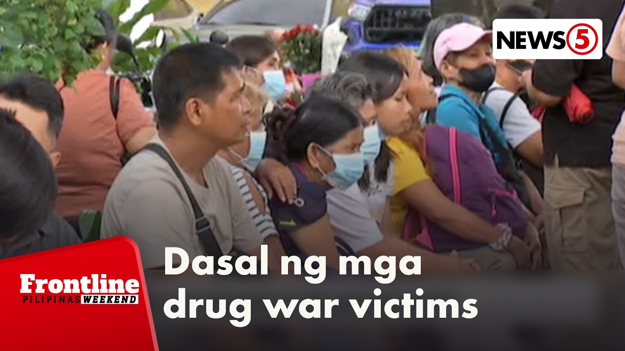 Kaanak at tagasuporta ng drug war victims, nag-alay ng misa | Frontline Weekend