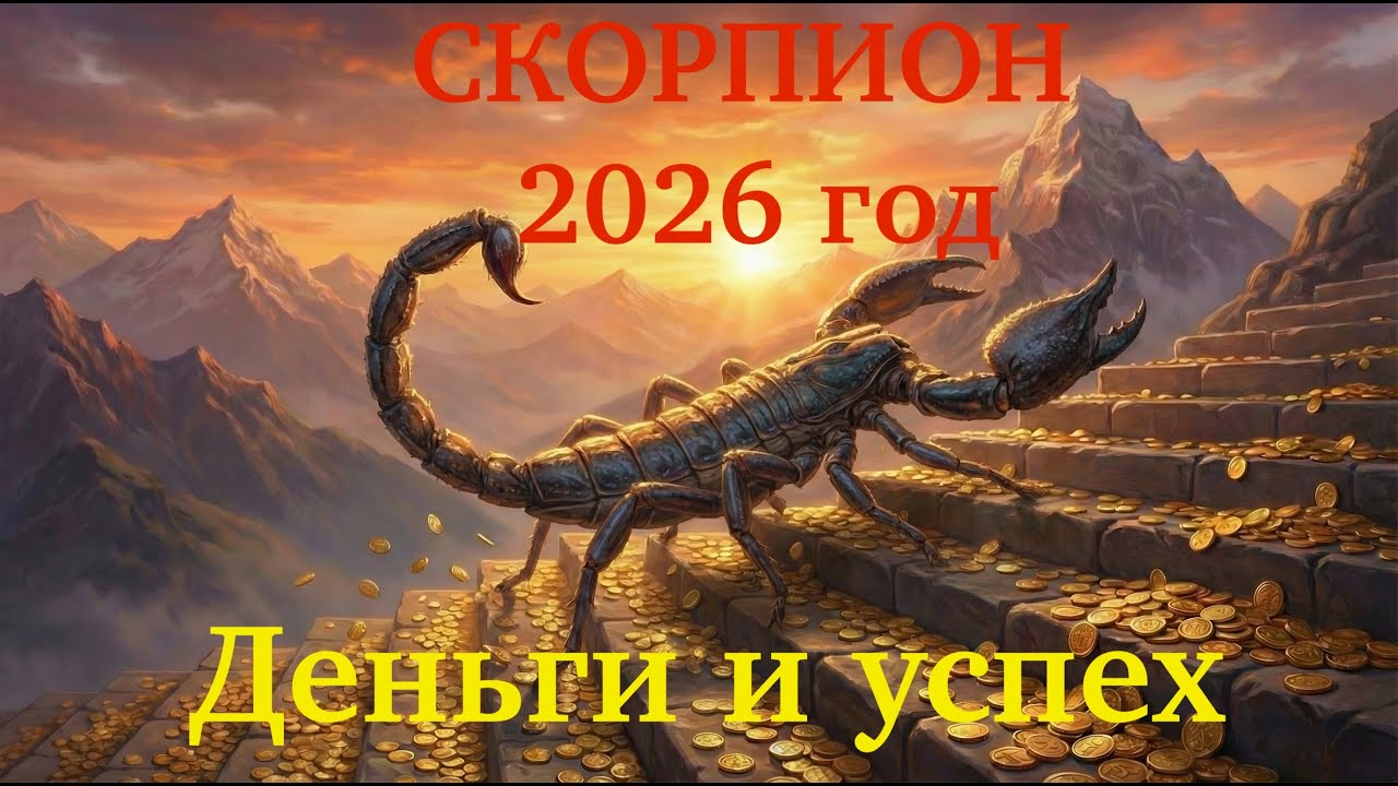 Финансовый апокалипсис или империя? Гороскоп Скорпиона на 2026