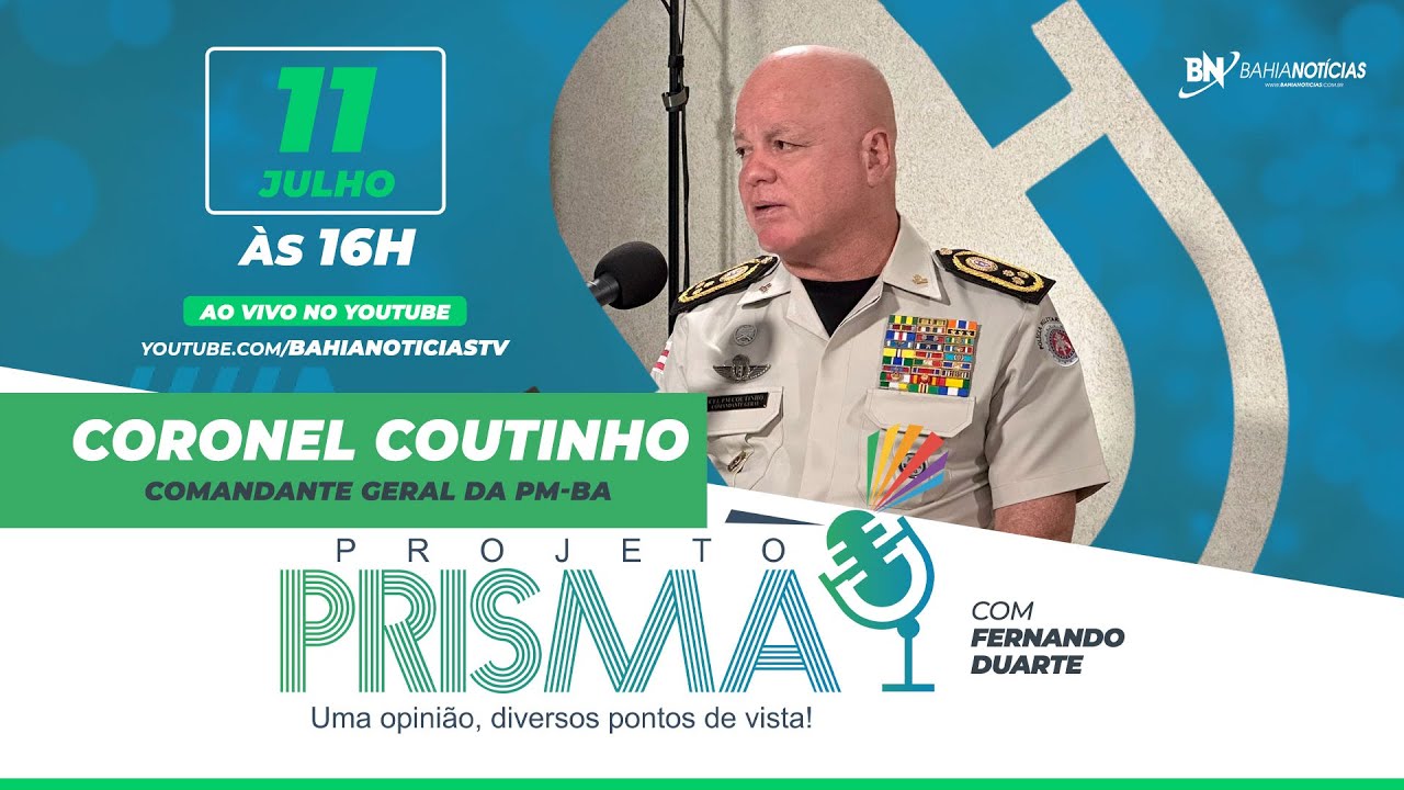 Podcast Projeto Prisma #048 - Coronel Paulo Coutinho | Comandante Geral da PM-BA