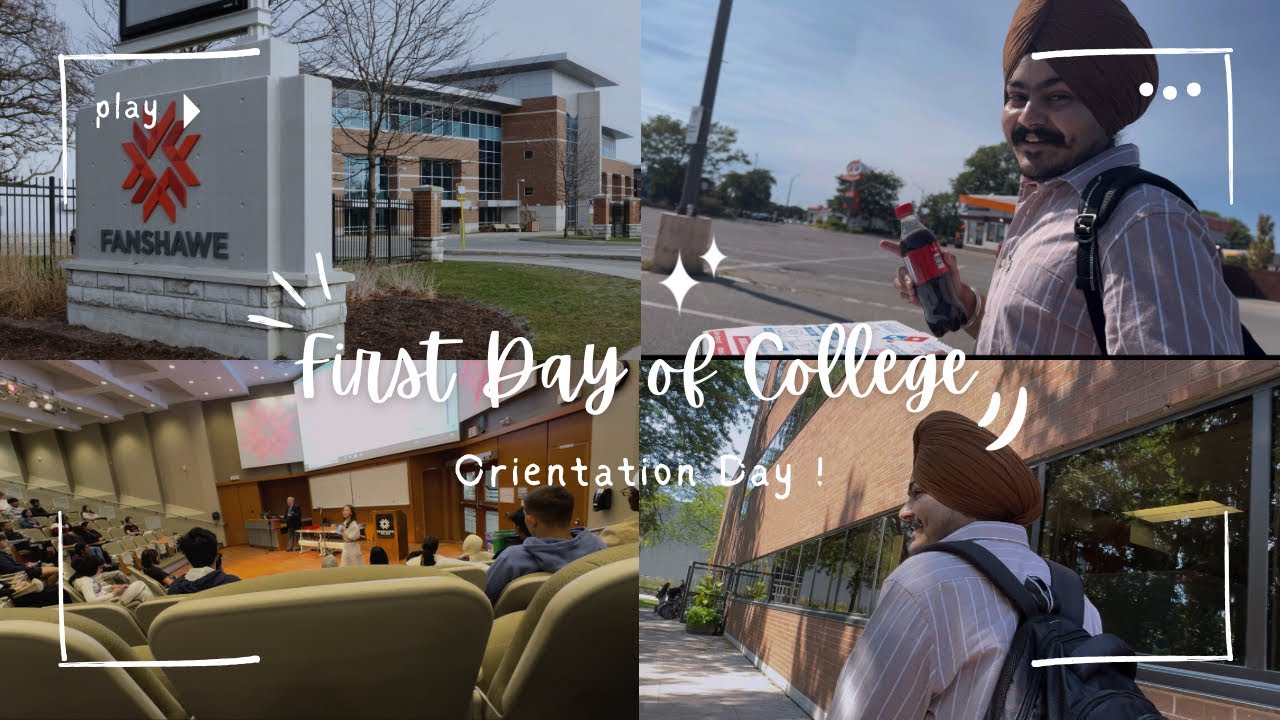 First day at Fanshawe College | London Ontario | international student in Canada | ChillWithGill