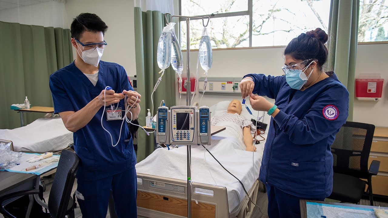 Classes for the school of nursing begin at the new Portland campus