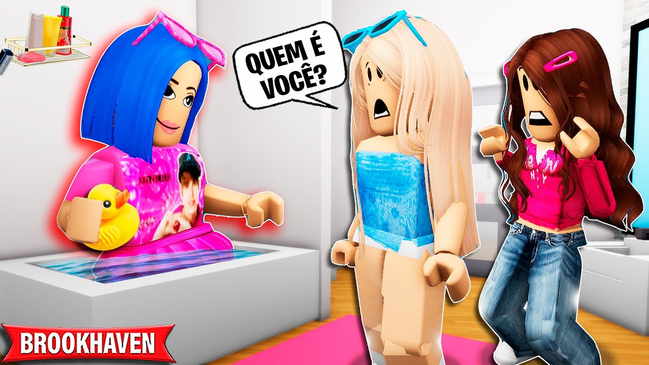 DESCOBRI UMA INVASORA NA MINHA CASA | Historinhas Brookhaven Roblox | Bibi e Lud