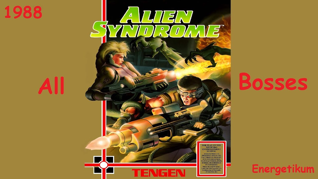 Alien Syndrome - all bosses (все боссы) [NES]
