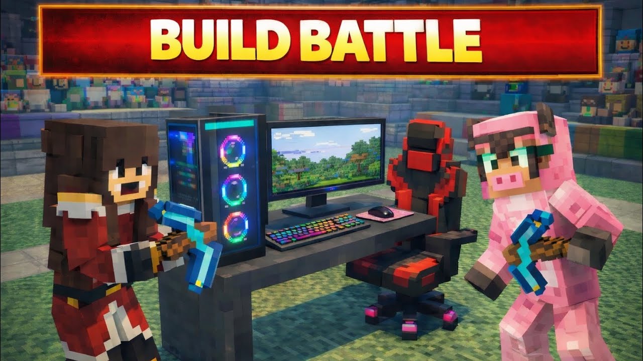 HO GIOCATO UNA BUILD BATTLE CON UN MIO AMICO‼️ E…
