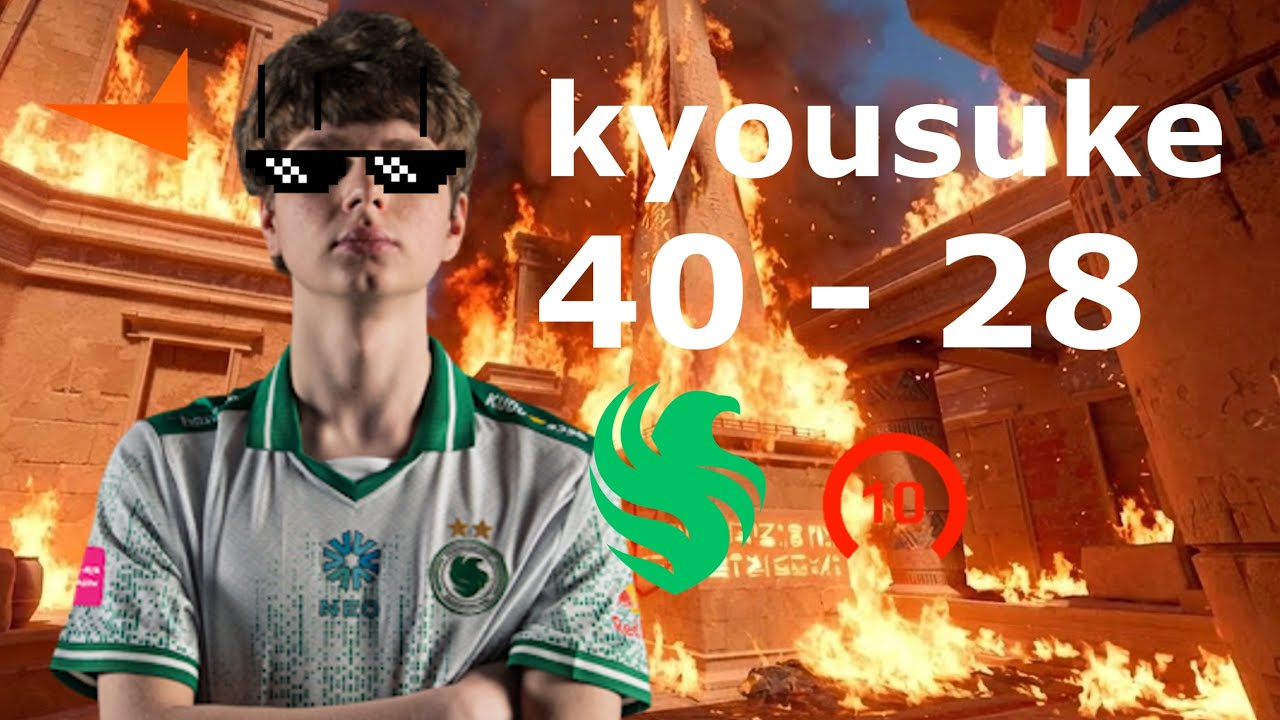 Kyousuke (40-28) 35 Round OT HELL Anubis 😤 1V9 LOSS | 4600 ELO FACEIT CS2