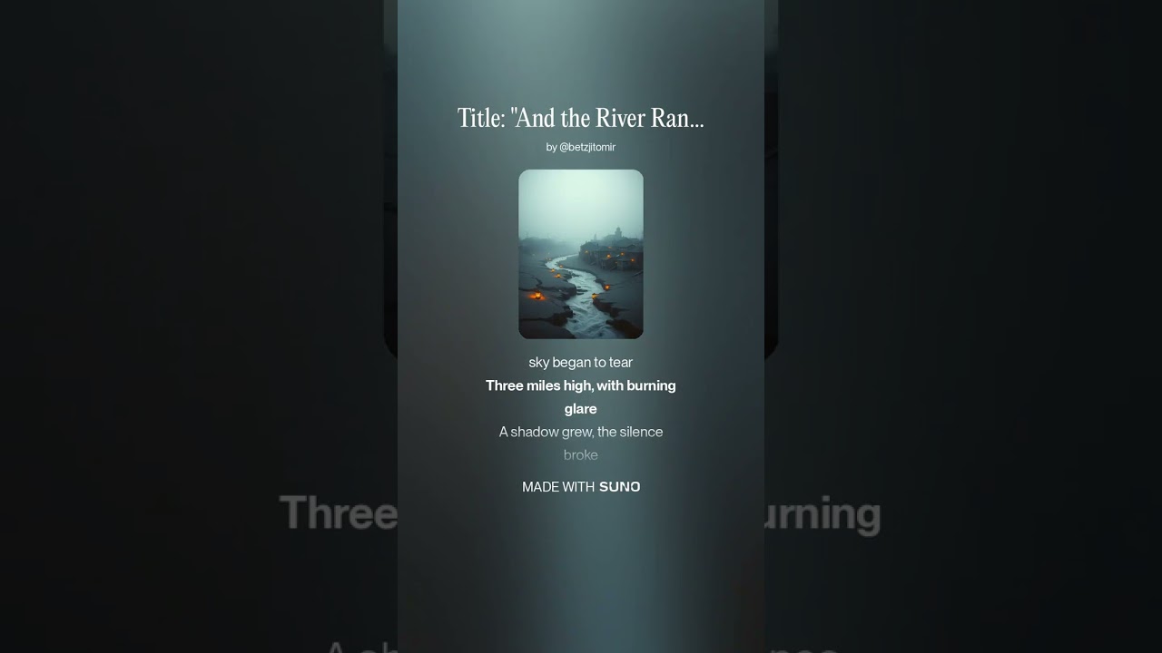 Title   And the River Ran Through