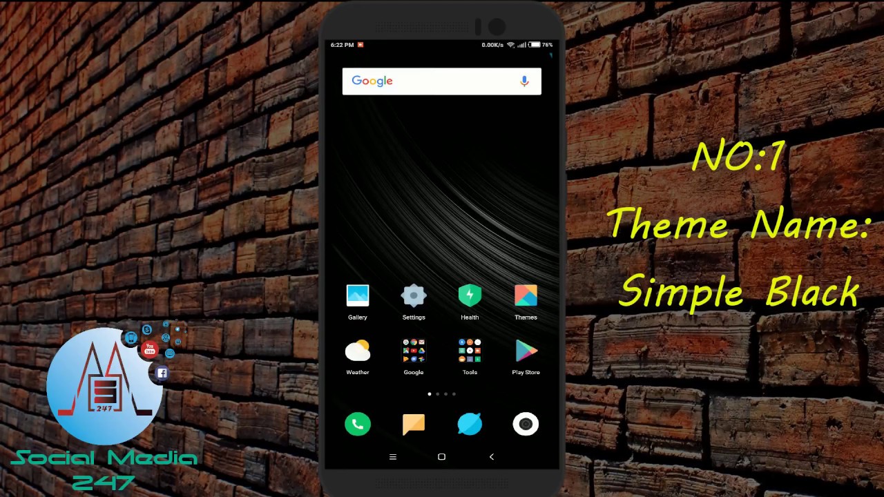 Top 3 Best Dark Themes For  MIUI 9 & MIUI 10