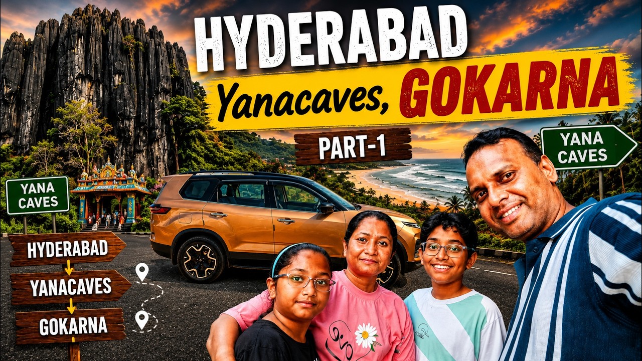 Hyderabad to Gokarna Road Trip by Car | Yana caves | |Route, Distance & Travel Guide 2026