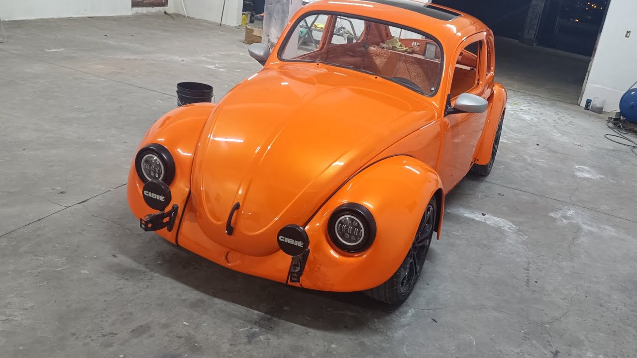 Coloquei os farol  borrachas do paralama do Fusca LLARA 2.0
