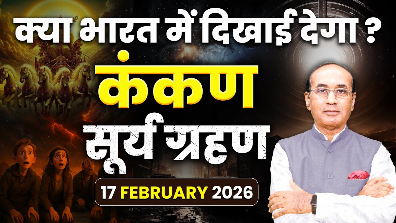 17 फरवरी 2026 का कंकण सूर्यग्रहण | धनिष्ठा नक्षत्र का रहस्य | Kankan Surya Grahan 2026