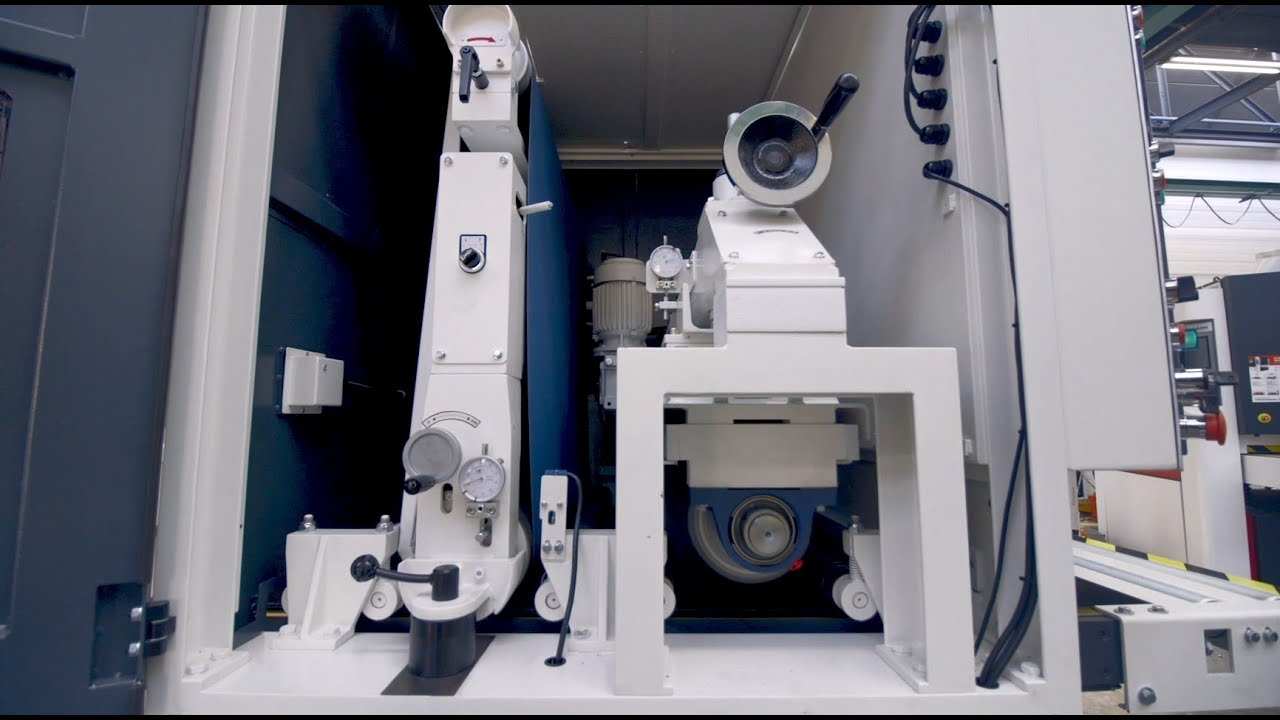 Timesavers 22 series HW, the fast solution for heavy slag removal and deburring in one pass