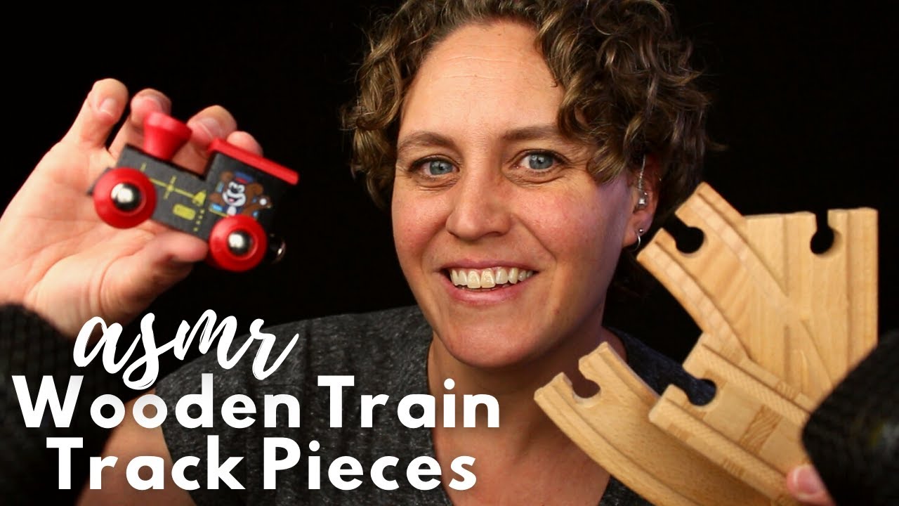 ASMR Wooden Train Track Sounds | Wood Sounds