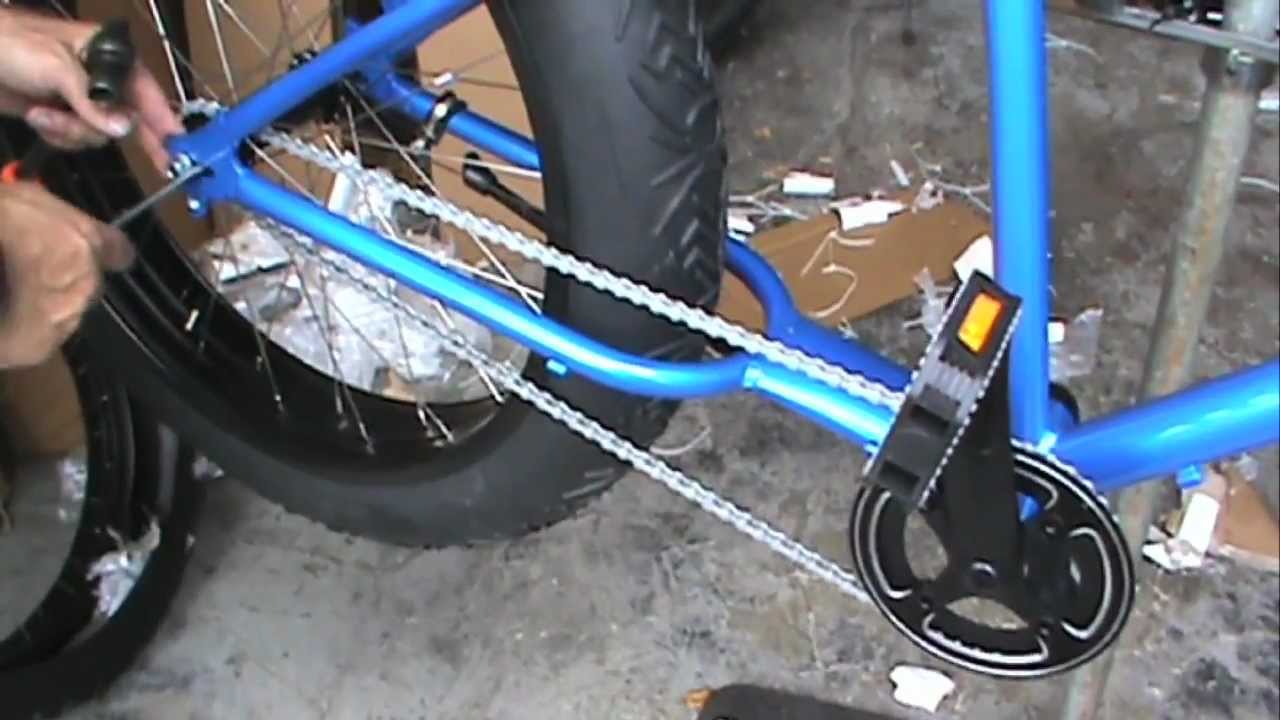 With a Fat Sand Bike, one speed is all you need!