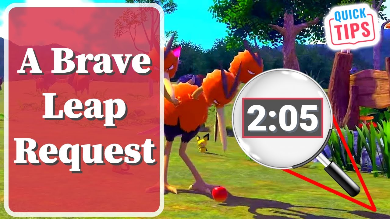 New Pokemon Snap - A Brave Leap - A Guide To A Brave Leap Request