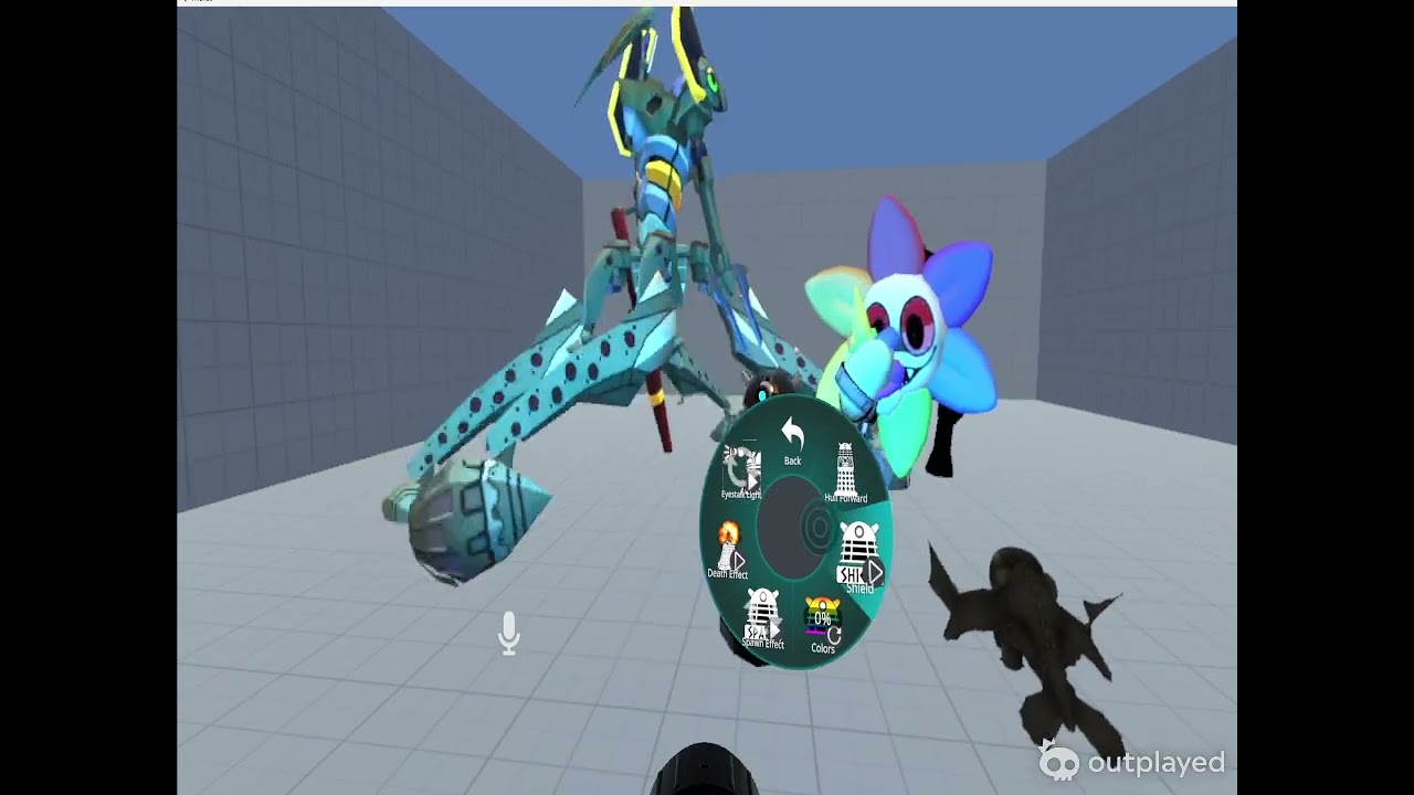 very chaotic session as a dalek in vrchat game eventually crashed and seizure warning
