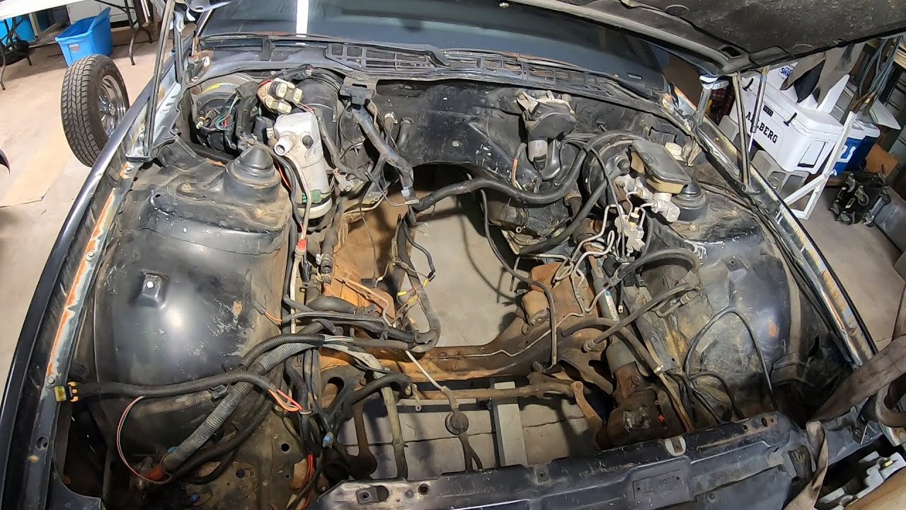 Project I-Rock Camaro engine bay clean up and prep for LS swap install. 3rd Gen Camaro