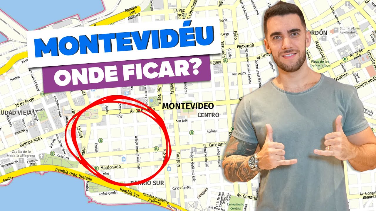 Onde ficar em MONTEVIDÉU! Melhores bairros, regiões e hotéis para se hospedar! Todas as dicas!