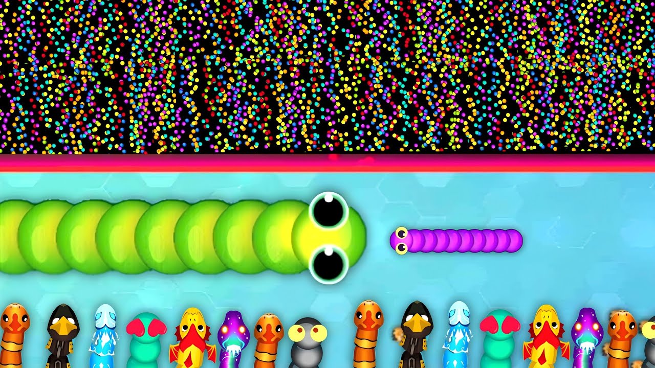 SNAKE.IO 🐍 PRO & NOOB TRAP ESCAPE Ultimate Strategy Epic Funny Moments Vs 1000 OGGY SKIN 🐍
