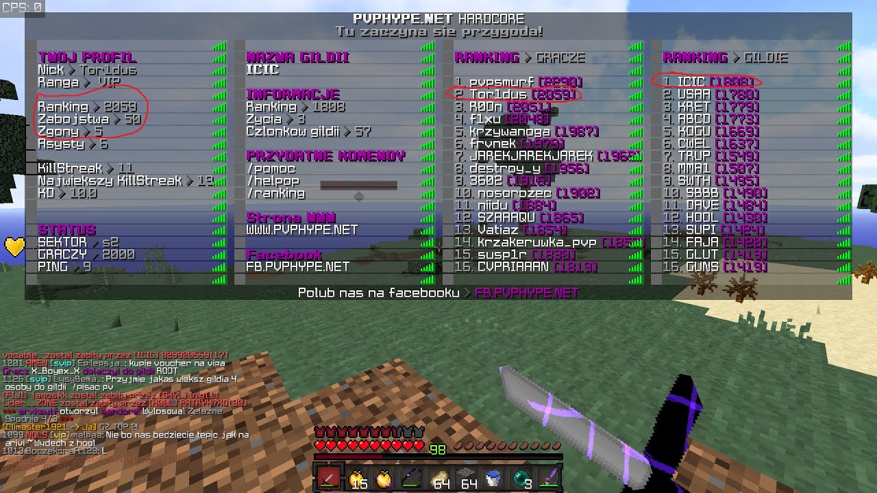 PVPHYPE.NET - 2 TOPKA || TOP 1 GILDIA || DESTRUKCJA HWEH || [IC]