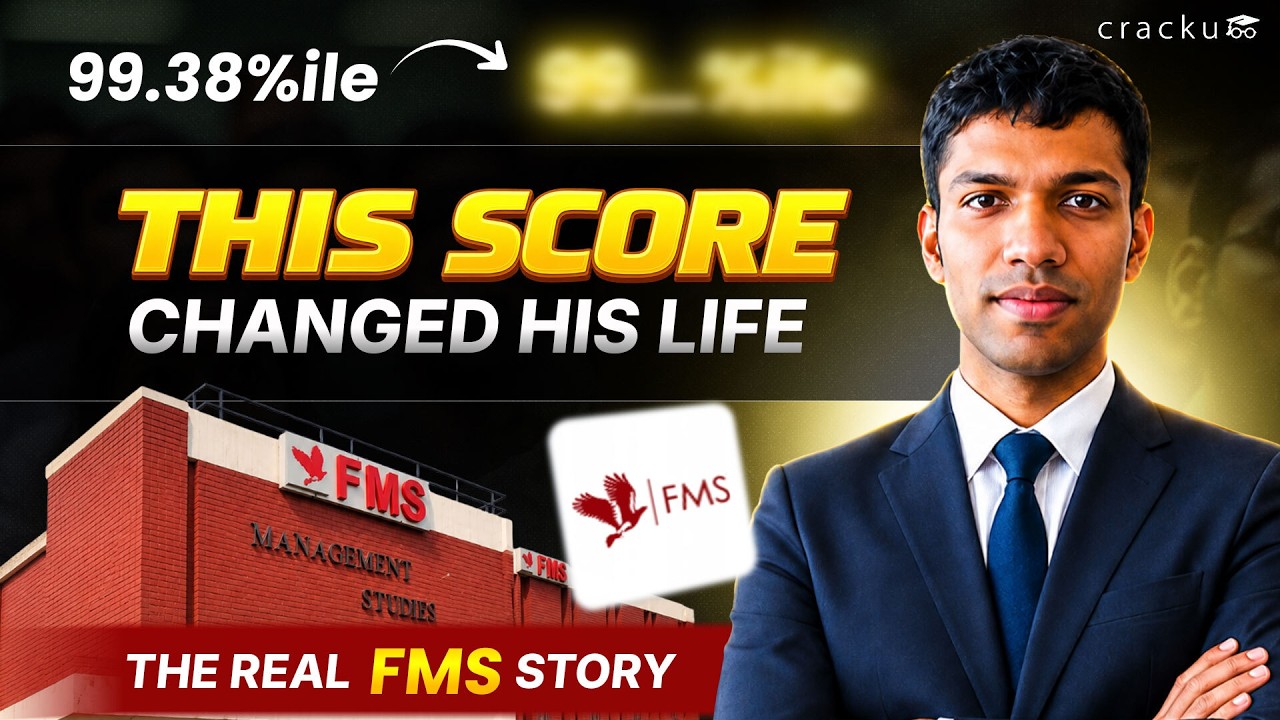 FMS Delhi Convert Reveals Mock Strategy, Study Plan & Preparation Tips  | CAT Topper Success Story