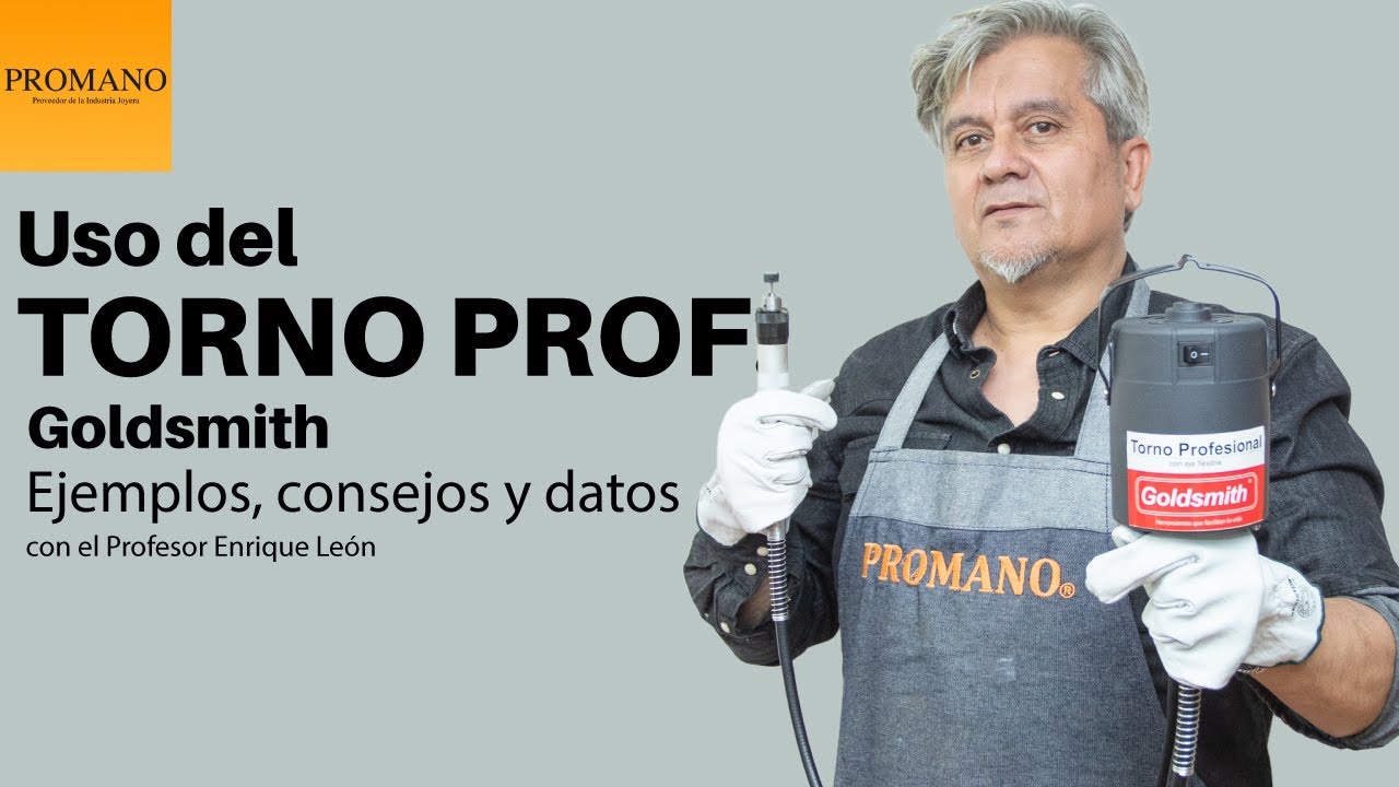 Torno Profesional con eje Flexible Goldsmith&reg;