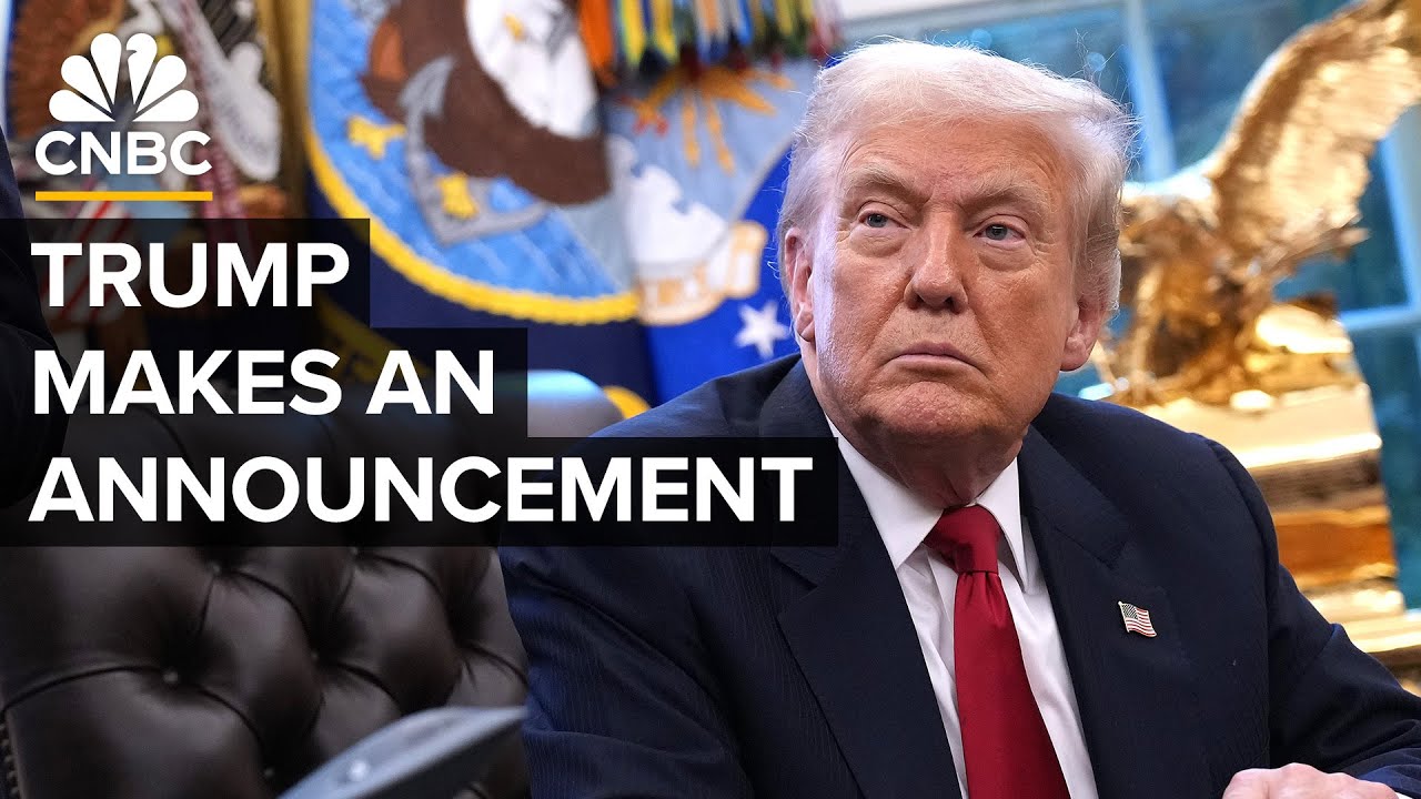 President Trump makes an announcement at the White House &mdash; 12/2/2025