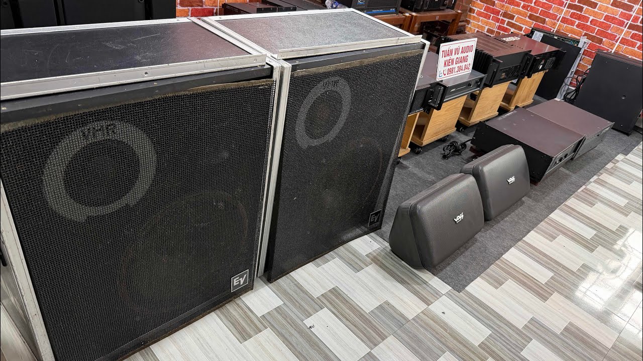Em Về Loa EV Bass 40 3 đường tiếng .Đẩy Bose 1600VI .Đẩy Fostex AP3900 ☎️0981384842