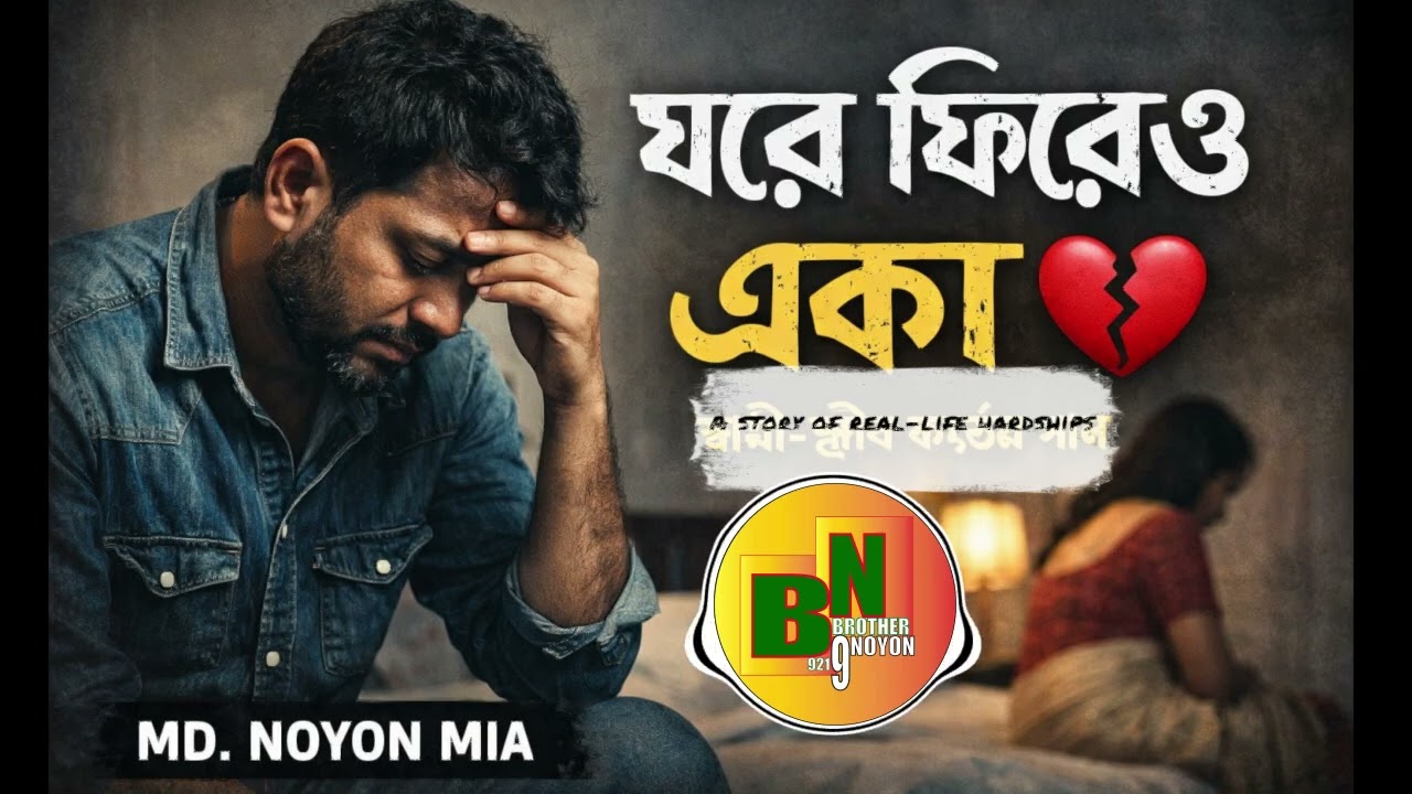 ঘরে ফিরেও একা | বাস্তব সংসারের কষ্টের গল্প | Bangla Heart Touching Sad Song