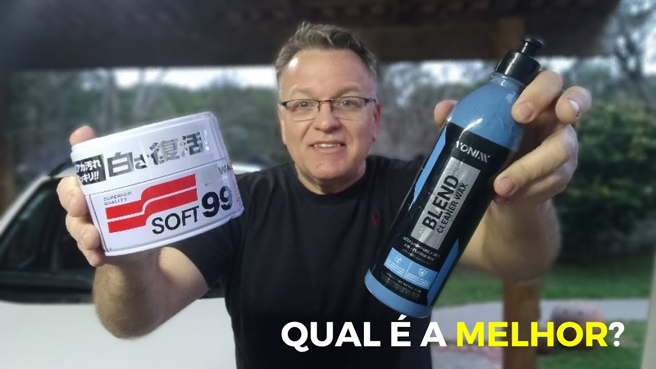 QUAL É A MELHOR CERA CLEANER: WHITE DA SOFT99 OU BLEND DA VONIXX? VEJA O TESTE COMPLETO - Ep 1