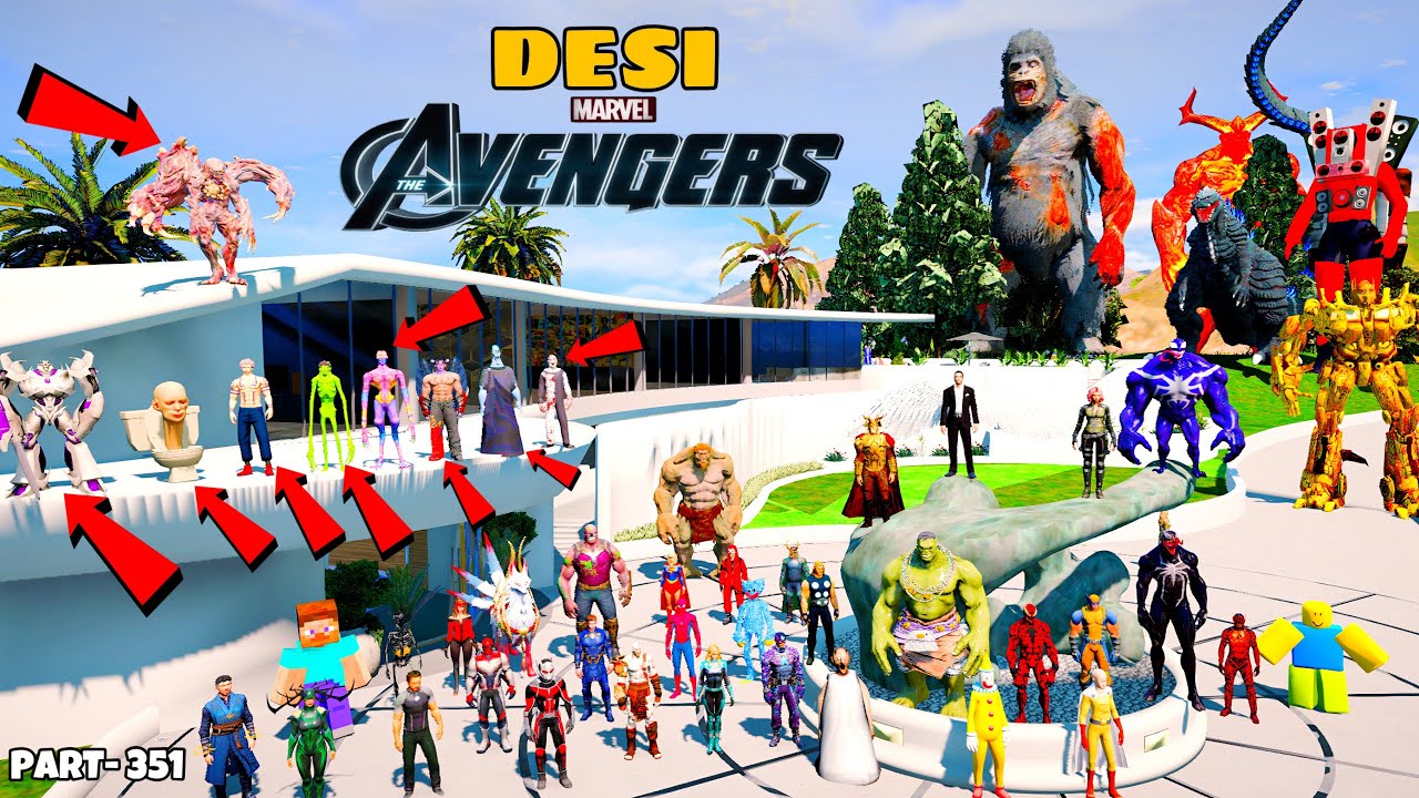 DESI Avengers SURROUNDED by SUKuna and LEGENDARY GOD Become Powerful with DEVIL GOD in GTA 5 | #351