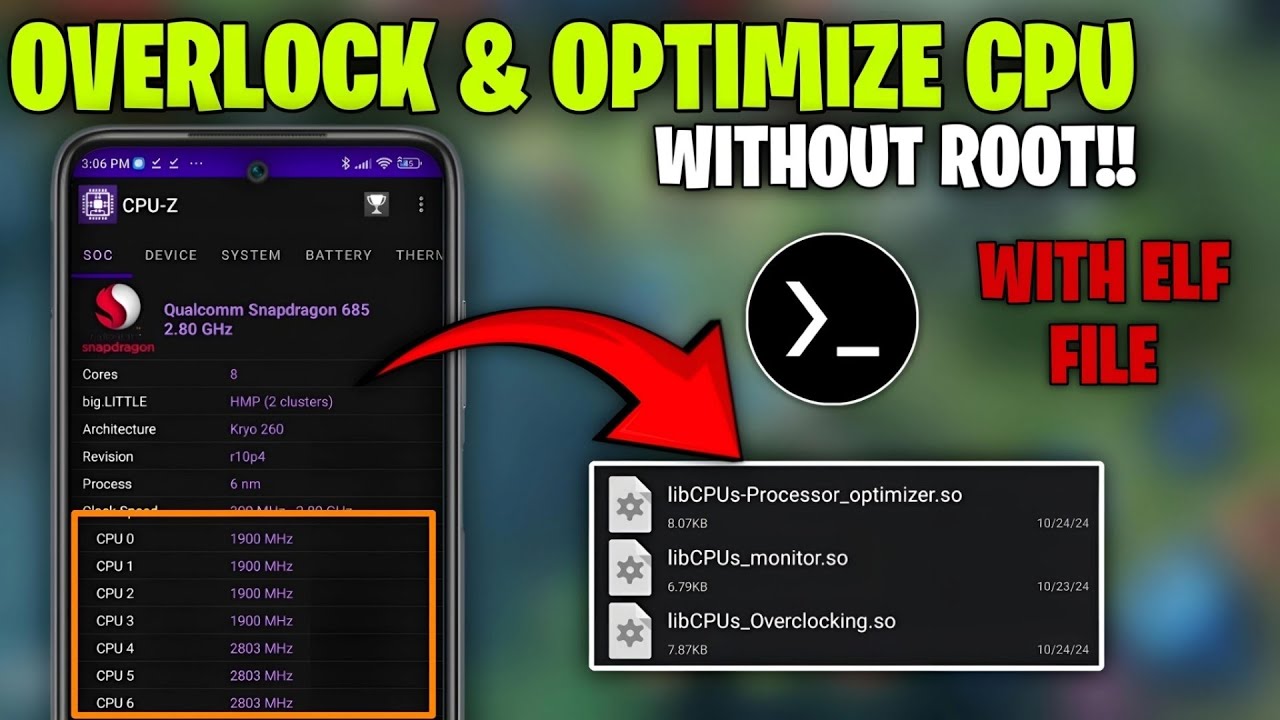 🚀Optimize & Overclock CPU On any Android Phone WITHOUT ROOT!! | Optimize Android for Gaming