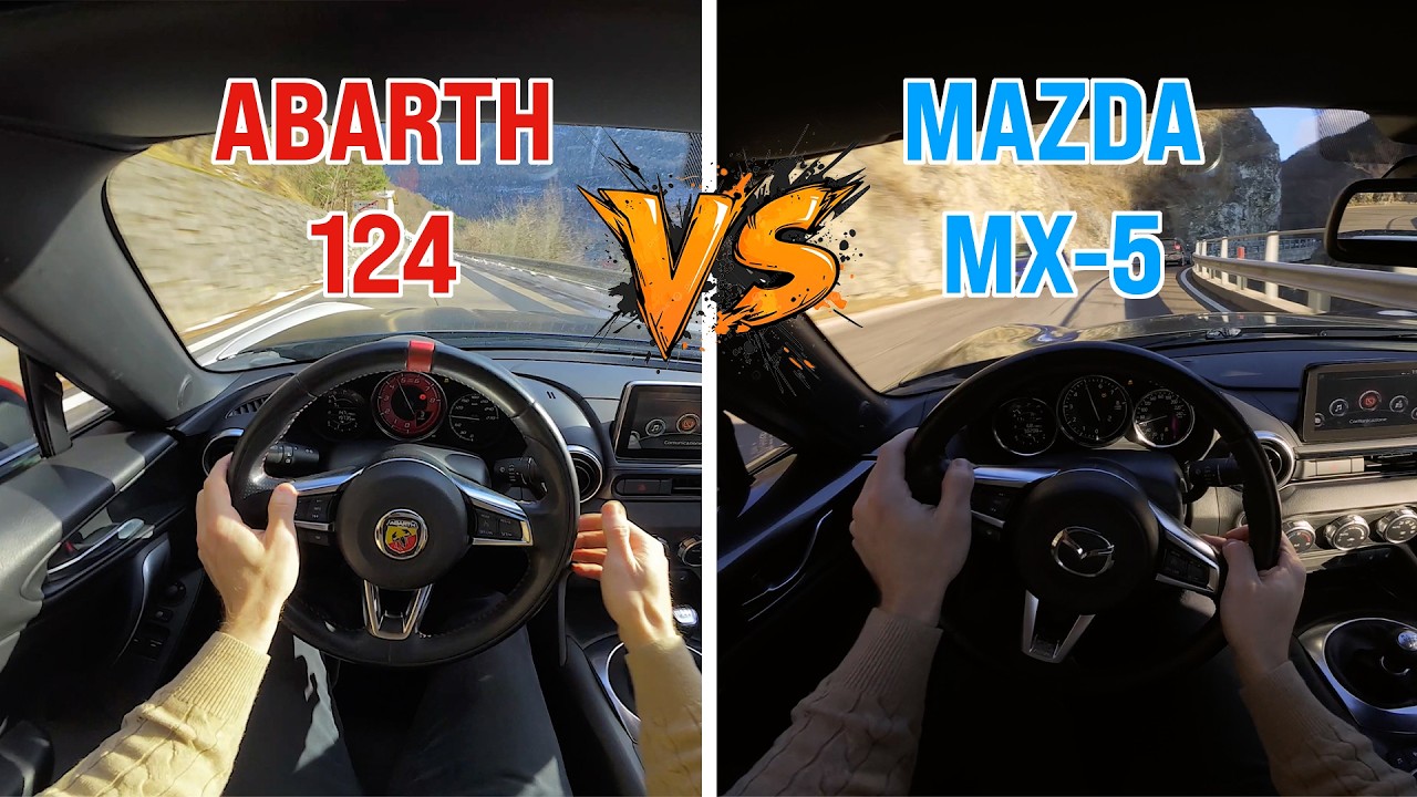 COM’È DA GUIDARE: 124 Abarth vs MX5