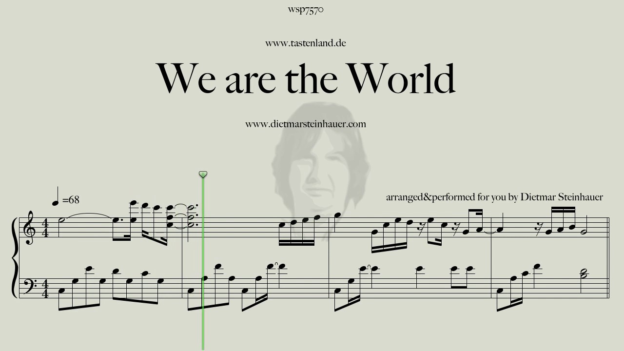 We are the World  -  Easy Piano