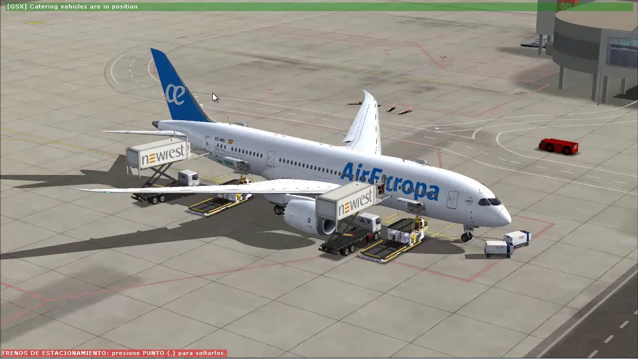 Tutorial español QualityWings B 787 desde cold & dark a ILS Landing
