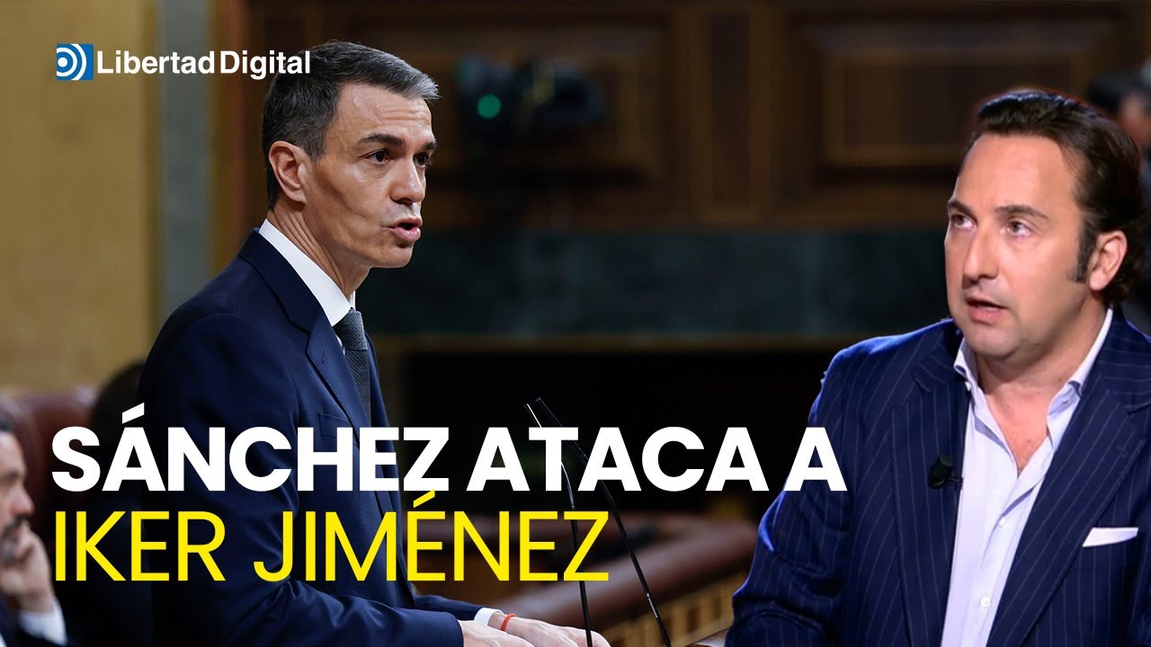 Sánchez insulta a Iker Jiménez desde la tribuna del Congreso