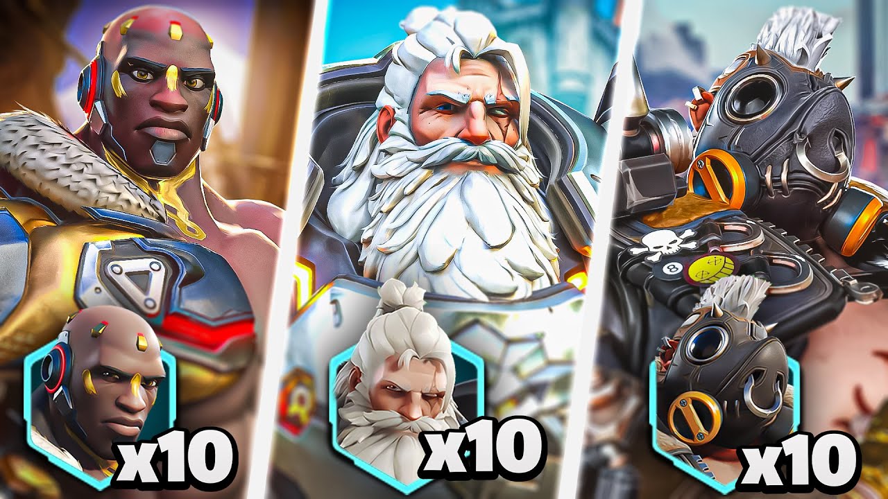 EVERY TANK HERO vs 10 of the SAME HERO in Overwatch 2