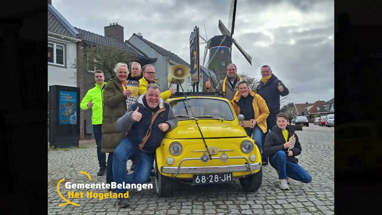 Aftrap campagne Gemeenteraadsverkiezingen 2026 #GR2026 Het Hogeland GemeenteBelangen Het Hogeland