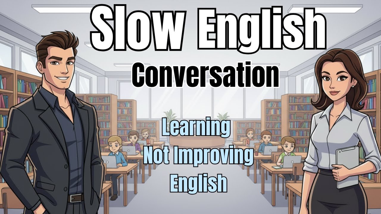 I’m Learning English but I’m Not Improving — Why? | Slow English Conversation for Daily listening