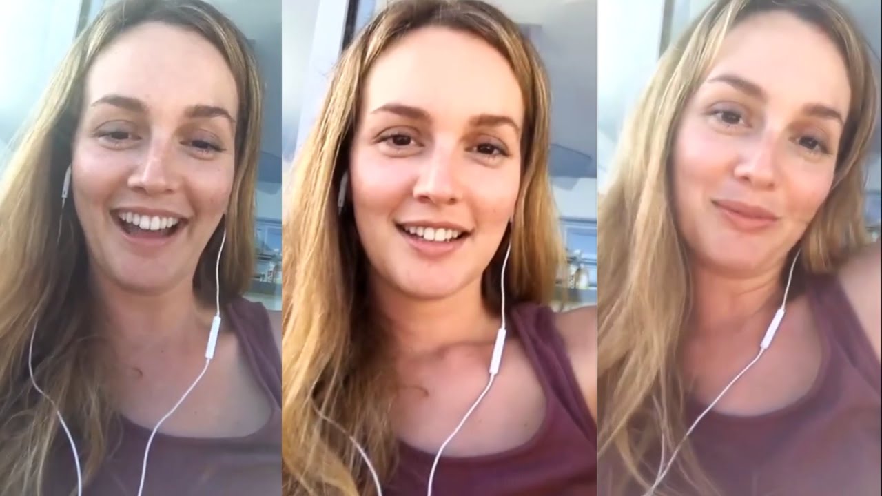 LEGENDADO | Leighton Meester's live on Instagram #2