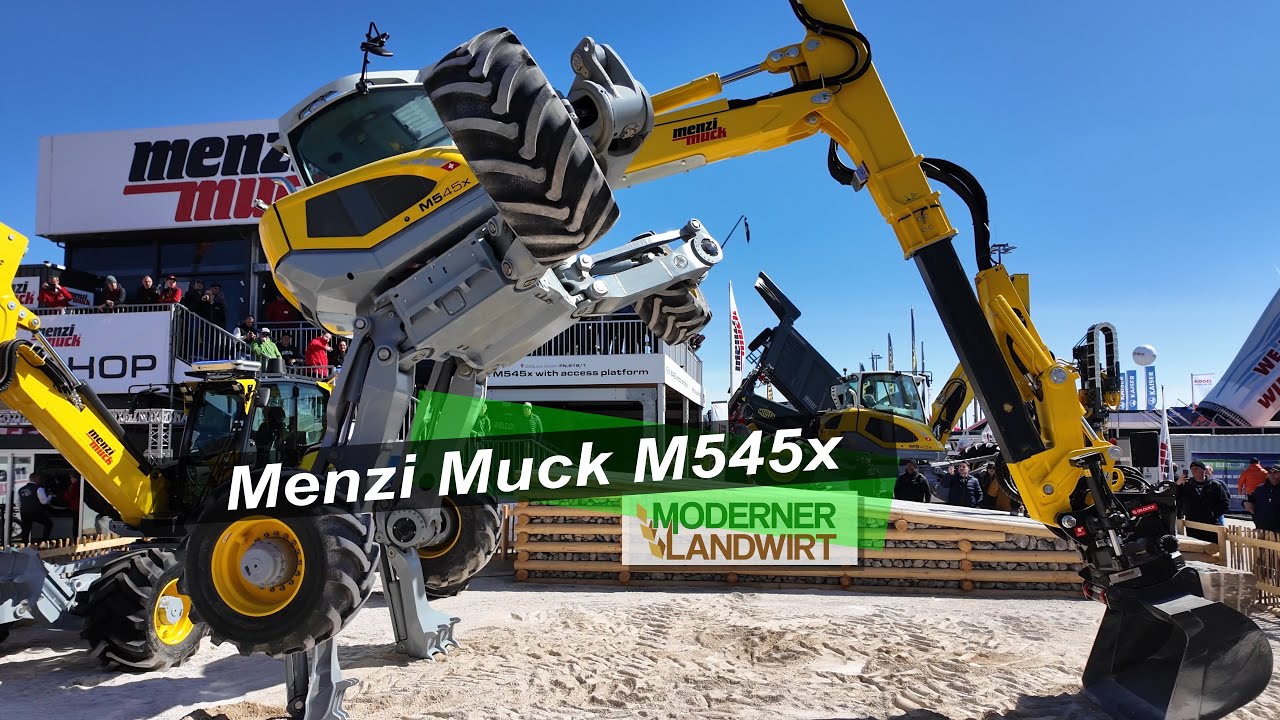 Bauma 2025 - Menzi Muck M545x Demoshow