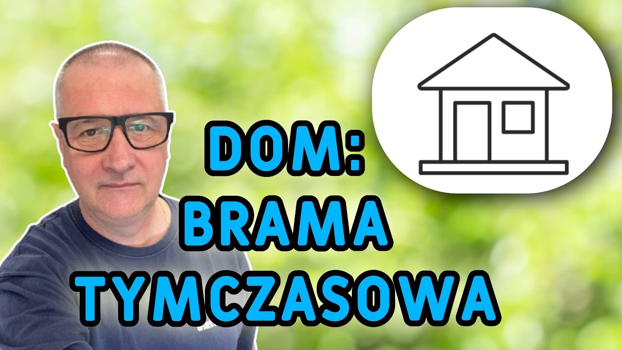 Jak tanio zrobić bramę na budowie.