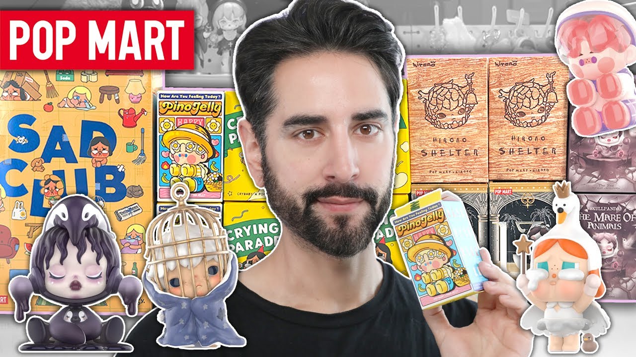 RANDOM POP MART BLIND BOX UNBOXING! !! Hirono, Skull Panda, CRYBABY, Pino Jelly 💜